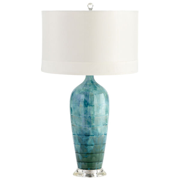 Elysia Blue Glaze One- Light Table Lamp, image 1