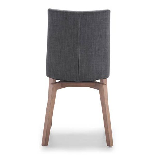 Orebro Gray and Ash Wood Side Chair, Set of Two, image 4