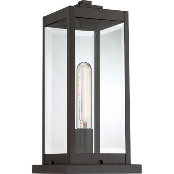 Pax Bronze One-Light Outdoor Pier Base with Beveled Glass, image 5