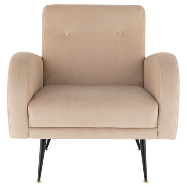 Hugo Beige and Black Occasional Chair, image 2