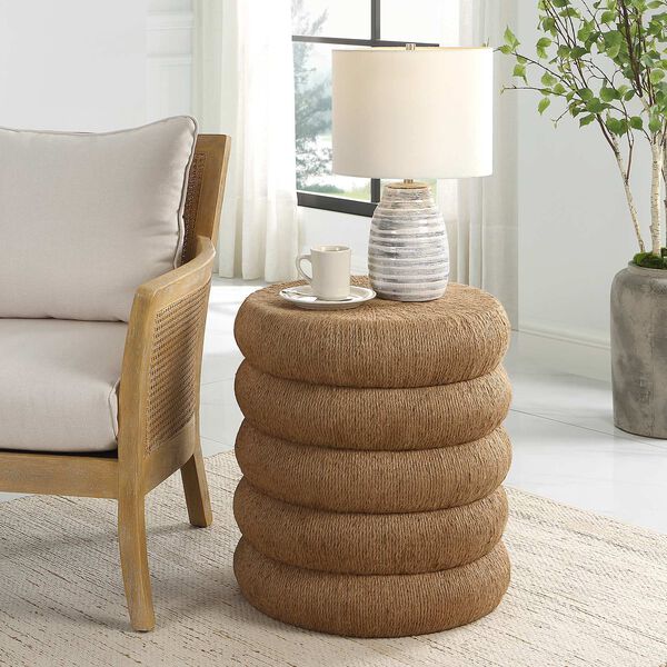 Capitan Natural Braided Rope Side Table, image 2