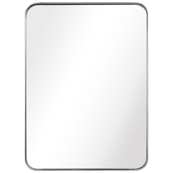 Silver 22 x 30-Inch Stainless Steel Rectangle Wall Mirror, image 3