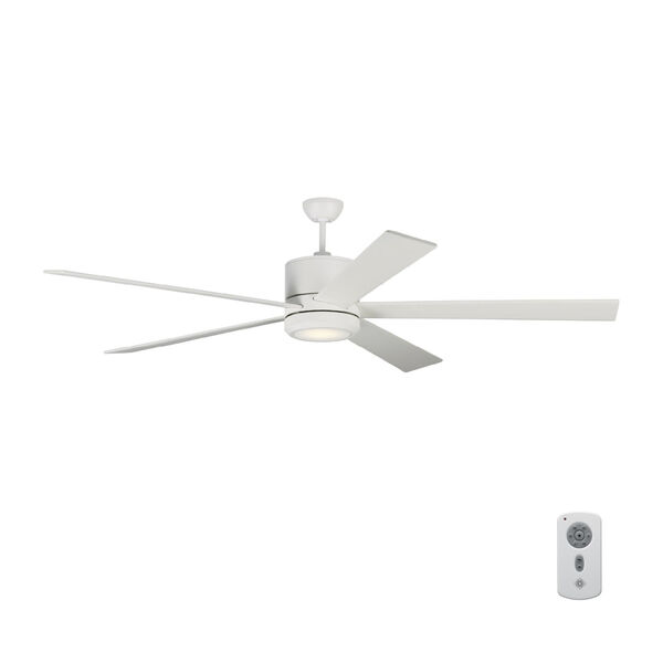 Vision Matte White 72-Inch LED Ceiling Fan, image 4