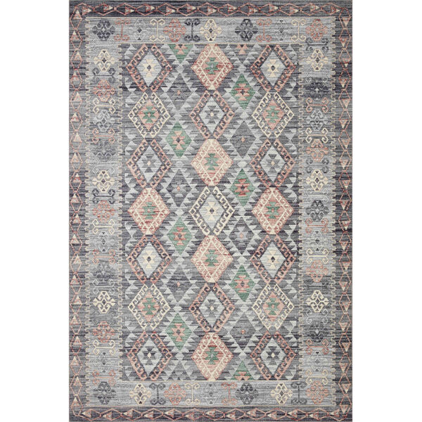 Zion Grey Multicolor Rectangular: 8 Ft. 6 In. x 11 Ft. 6 In. Rug, image 1