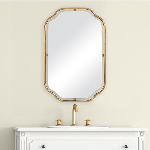 Selby Antique Gold Leaf Wall Mirror, image 1
