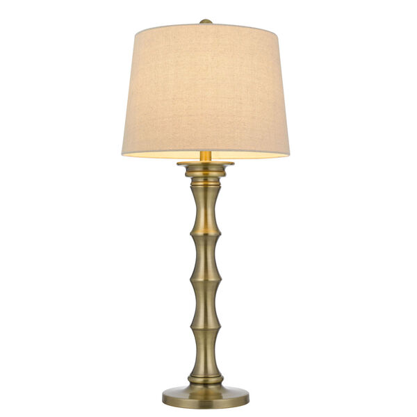 Rockland Antique Brass Two-Light Metal Table Lamp, Set of 2, image 4