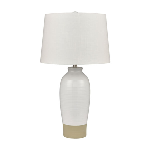 Peli White and Gray 29-Inch One-Light Table Lamp, image 2