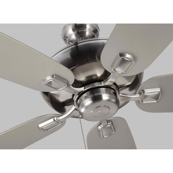 Colony Super Max 60-Inch Brushed Steel Ceiling Fan, image 3