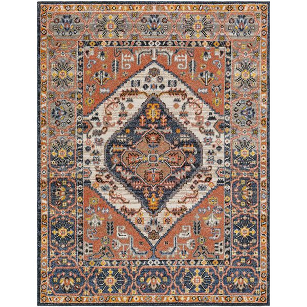 Delphi Red Area Rug, image 1