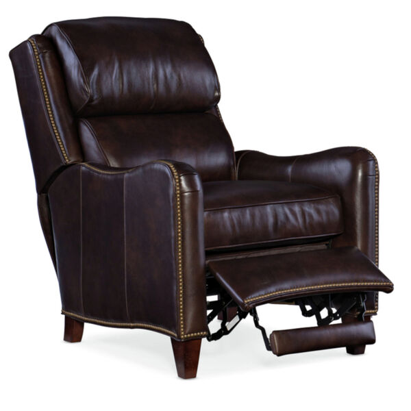 Henley Chocolate Brown 30-Inch Pushback Recliner, image 4