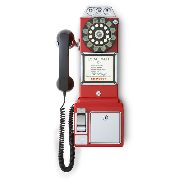 1950s Red Payphone, image 1