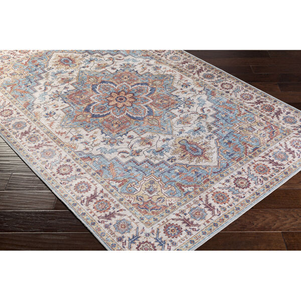 Iris Ice Blue Rectangle 5 Ft. x 7 Ft. 6 In. Rug, image 2