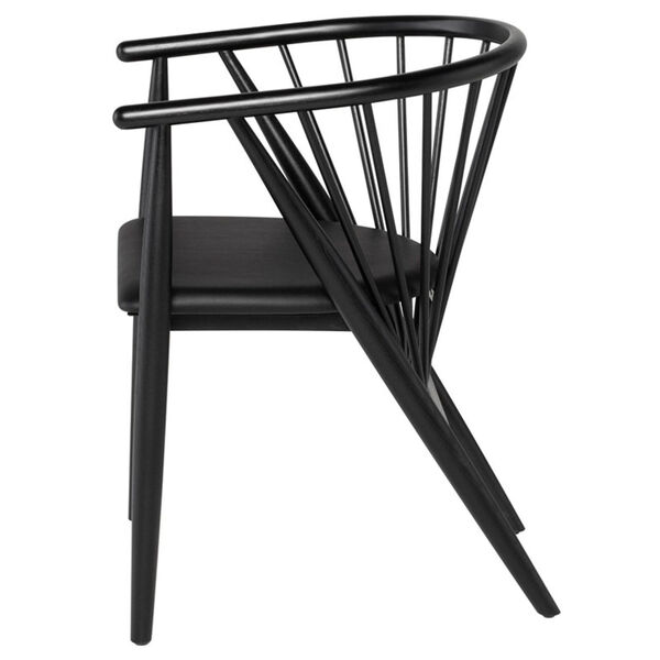 Danson Black Dining Chair, image 3