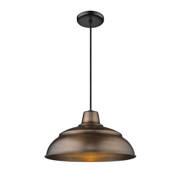 Knox Natural Copper One-Light Pendant, image 1