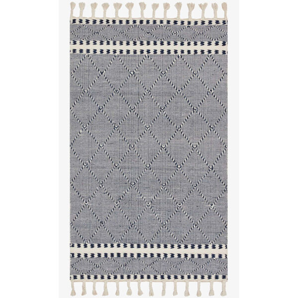 Sawyer Navy Rectangular: 7 Ft. 6 In. x 9 Ft. 6 In. Area Rug - (Open Box), image 1