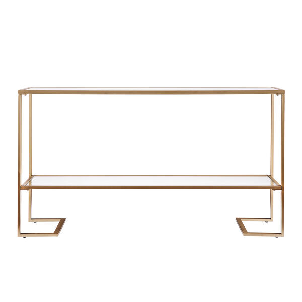 Horten Gold Console Table, image 4