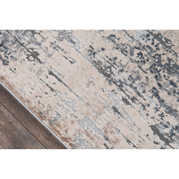 Dalston Gray Abstract Rectangular: 3 Ft. 11 In. x 5 Ft. 7 In. Rug, image 3