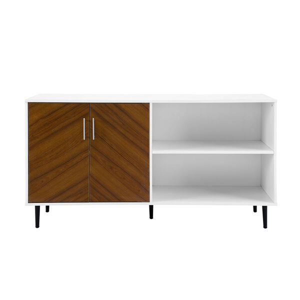 Solid White TV Stand, image 2