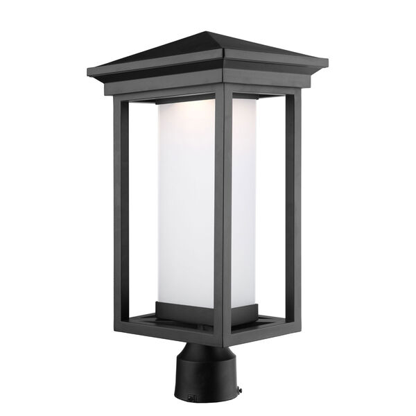 Overbrook Black One-Light LED Outdoor Post Mount, image 1
