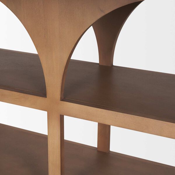 Bela Brown Small Arched Console Table, image 6
