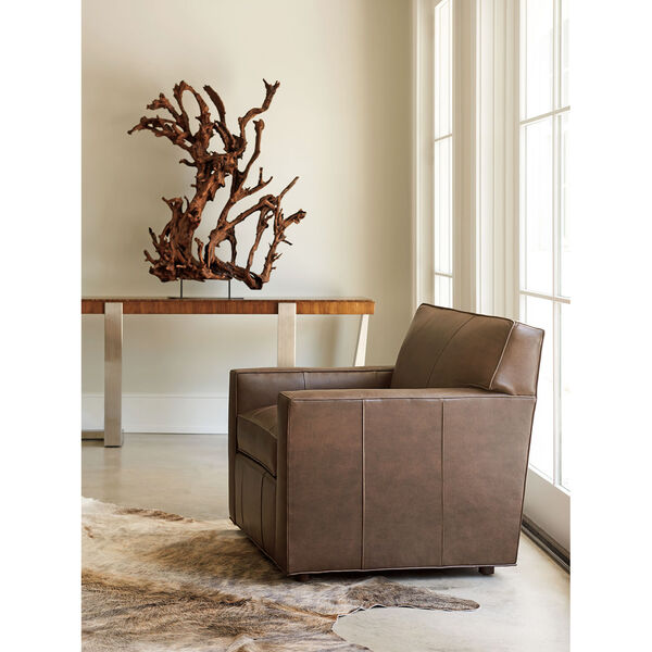 Kitano Brown Ardsley Leather Chair, image 2