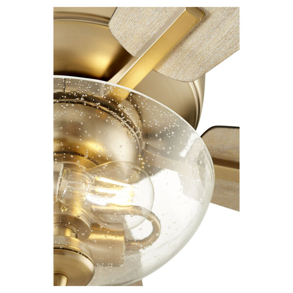 Breeze Aged Brass Two-Light 52-Inch Ceiling Fan, image 4