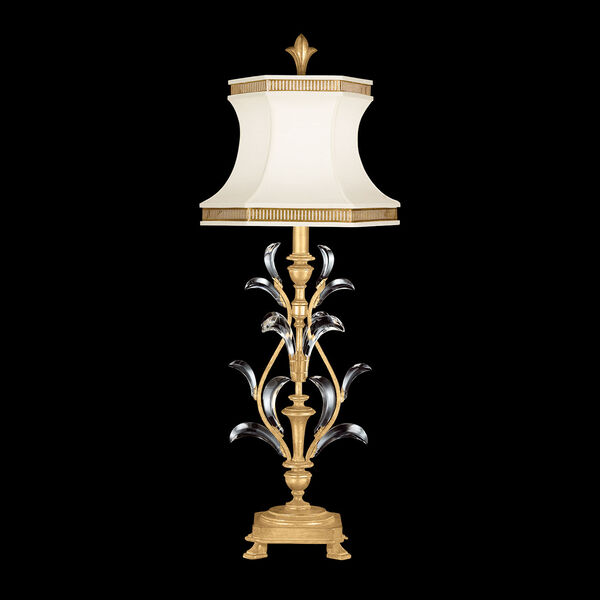 Beveled Arcs Gold 16-Inch One-Light Table Lamp, image 1