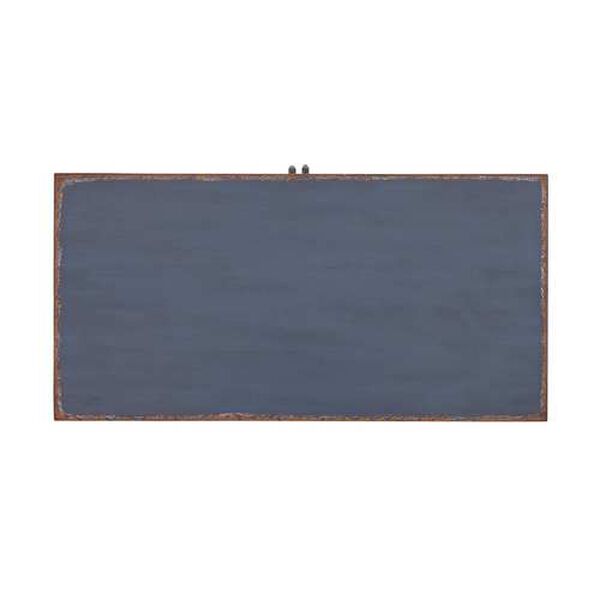 Levy Distressed Blue Cabinet with Two Doors, image 6