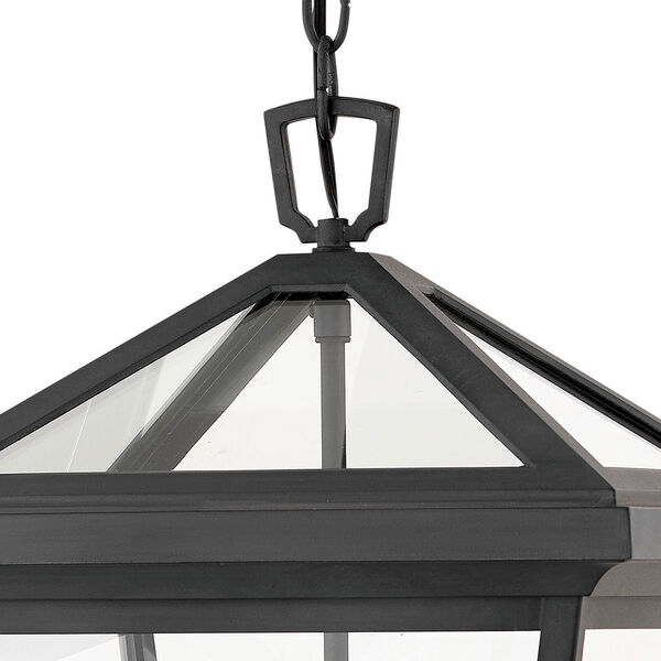 Alford Place Museum Black Three-Light Outdoor Hanging Light, image 3