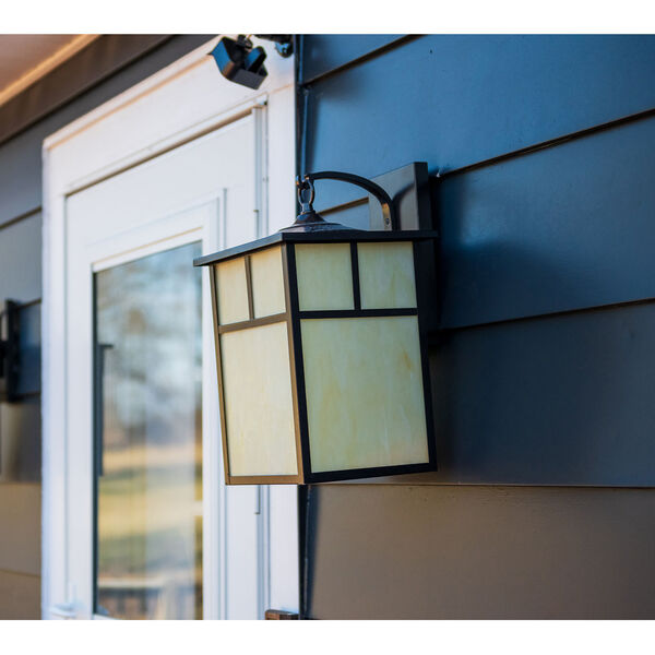 Coldwater Burnished One-Light Outdoor Wall Mount with Honey Glass, image 4