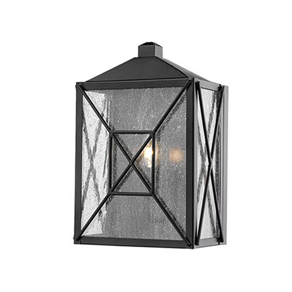 Jackson Black Five-Inch One-Light Outdoor Wall Sconce, image 1