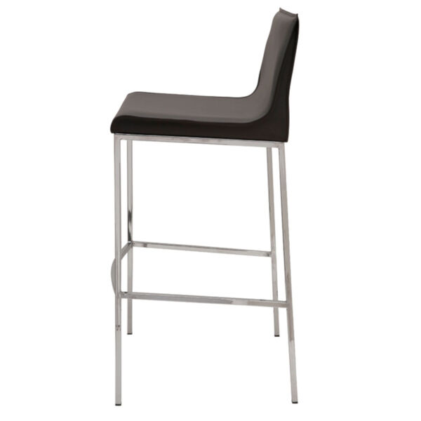 Colter Black and Silver Bar Stool, image 3