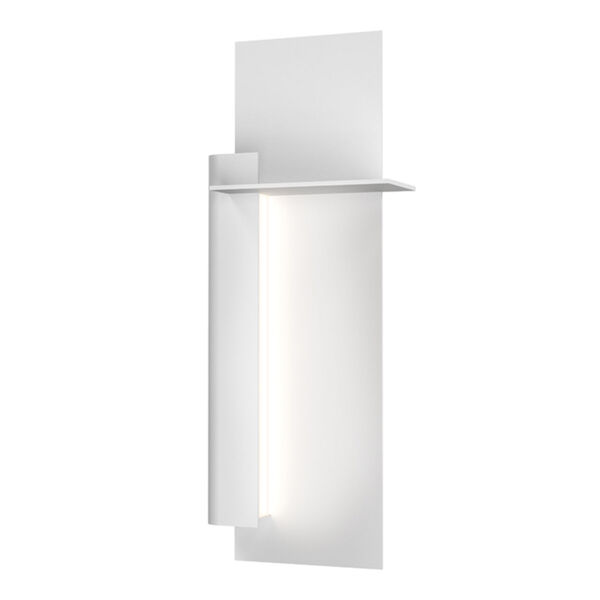 Backgate Textured White 20-Inch LED Sconce, image 1