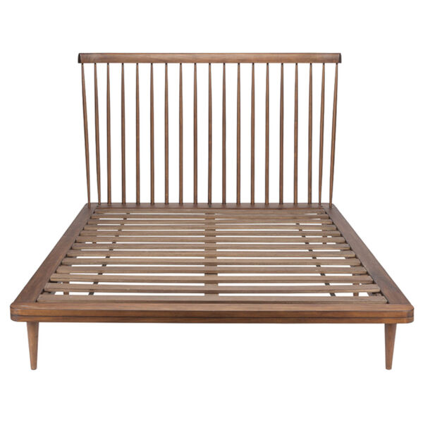 Jessika Walnut Queen Bed, image 2