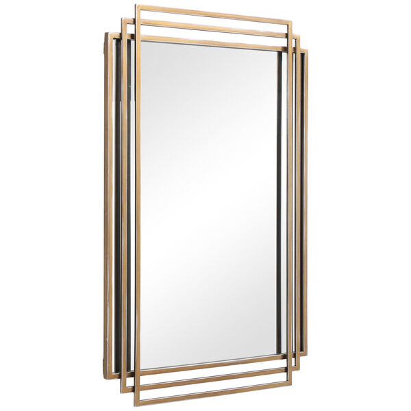 Amherst Brushed Gold Mirror, image 6