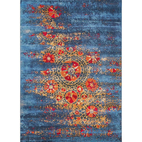 Trans Ocean Import Marina Blue Suzanie, How To Clean Indoor Outdoor Rugs