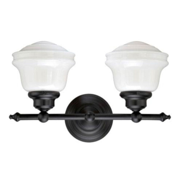 Oxford Oil Rubbed Bronze Two-Light Bath Vanity, image 2