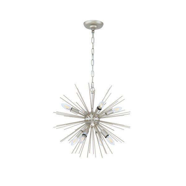 Timber Champagne 20-Inch Eight-Light Pendant, image 3