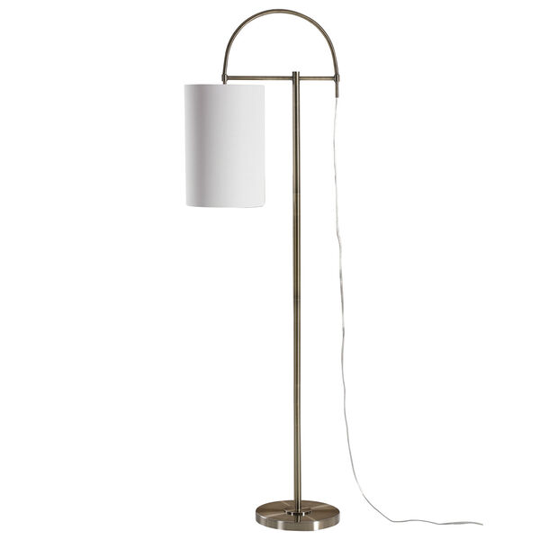 Loring Antique Brushed Brass 66-Inch One-Light Floor Lamp, image 4