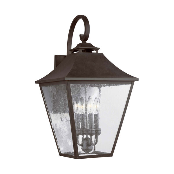 Galena 25-Inch Sable Four-Light Outdoor Wall Lantern, image 2