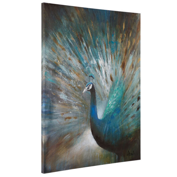 Peacock Prowess: 48 x 36-Inch Wall Art, image 2