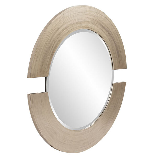 Orbit Silver Leaf Round Mirror, image 2