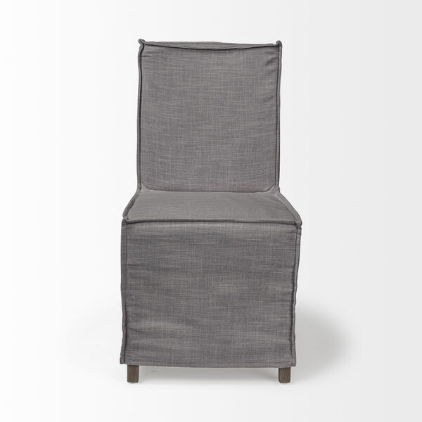 Elbert I Gray Slip-Cover Parson Dining Chair, image 2