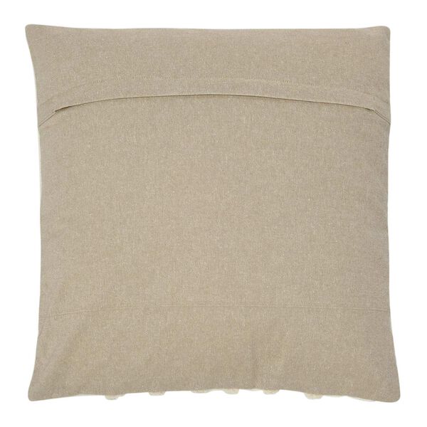 Cream Tufted 20 x 20-Inch Pillow, image 2