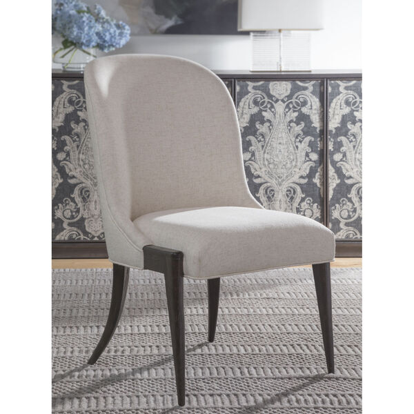 Signature Designs Black Beige Zoey Upholstered Side Chair, image 3