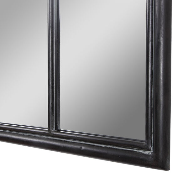 Lyda Aged Black Arch Mirror, image 4