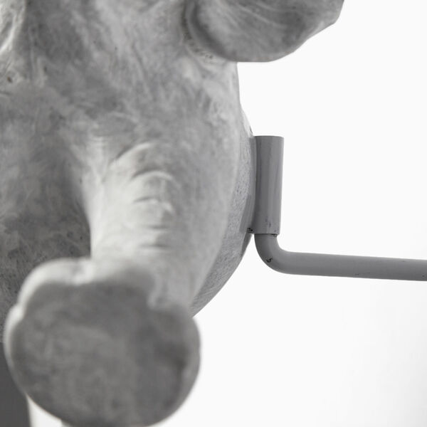 Maynard I Gray Elephant Wall Sculpture, Set of Two, image 4