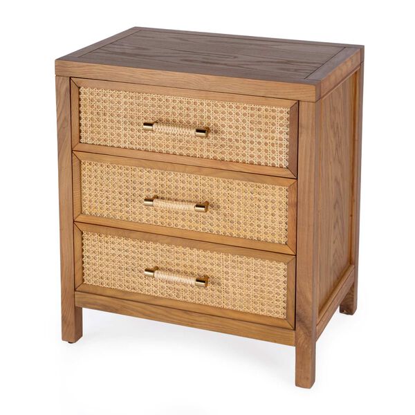 Mesa Natural Cane Chest with Three-Drawer, image 1