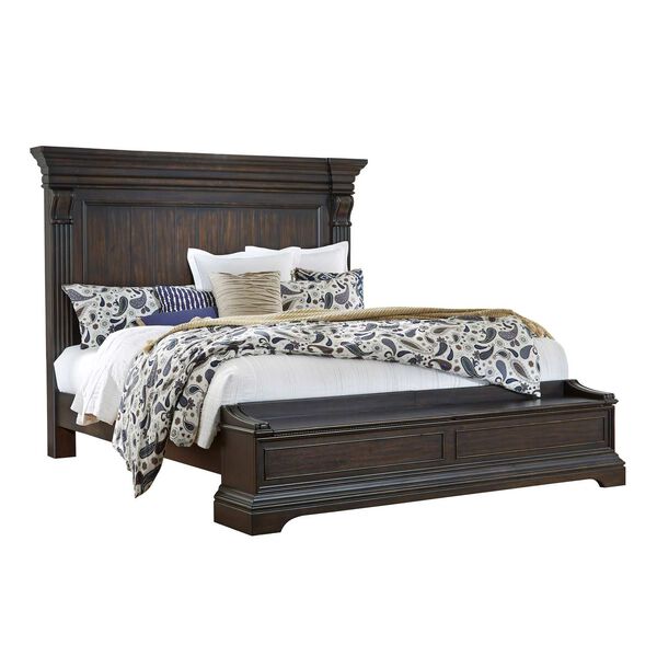 Caldwell Brown Panel Bed, image 1