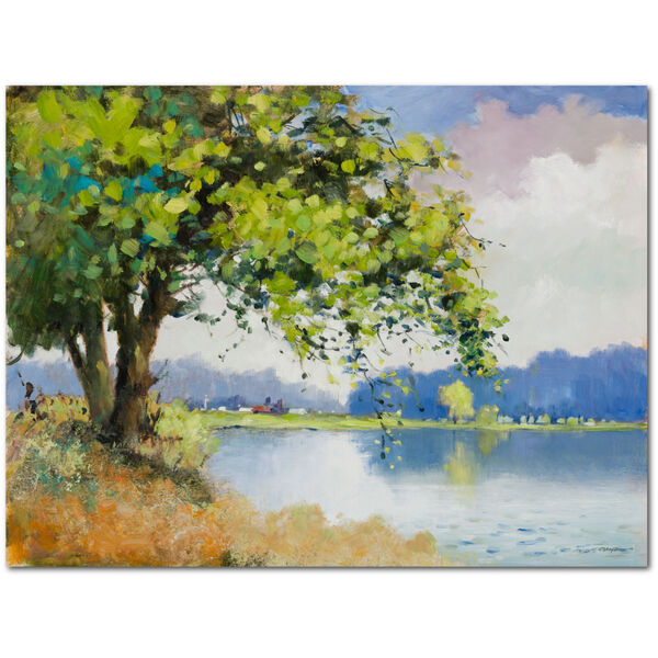 Spring At The Pond II Gallery Wrapped Canvas, image 2